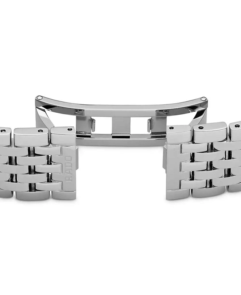 Rado Women's Swiss Florence Classic Diamond Accent Stainless Steel Bracelet Watch 38mm 4