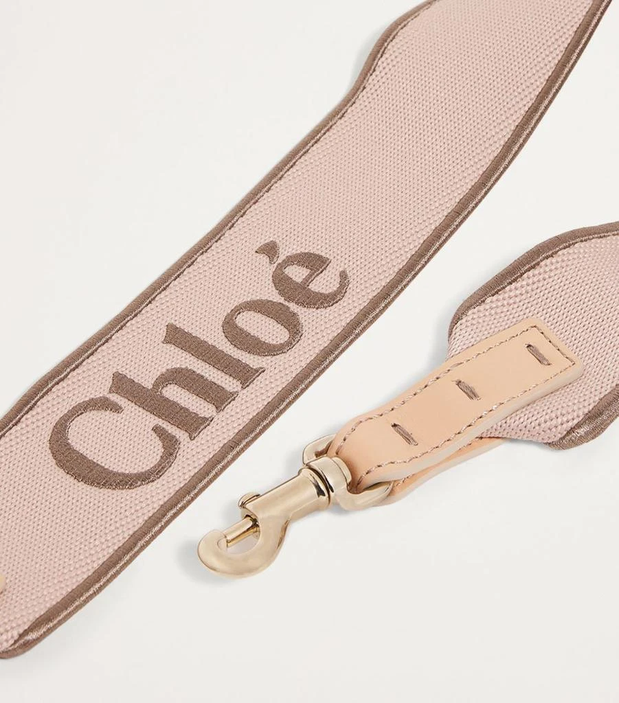 Chloé Logo-Embroidered Bag Strap 3