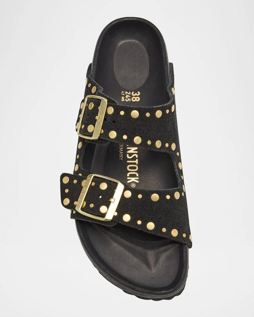 Birkenstock Arizona Exquisite Rivets Suede Sandals 3