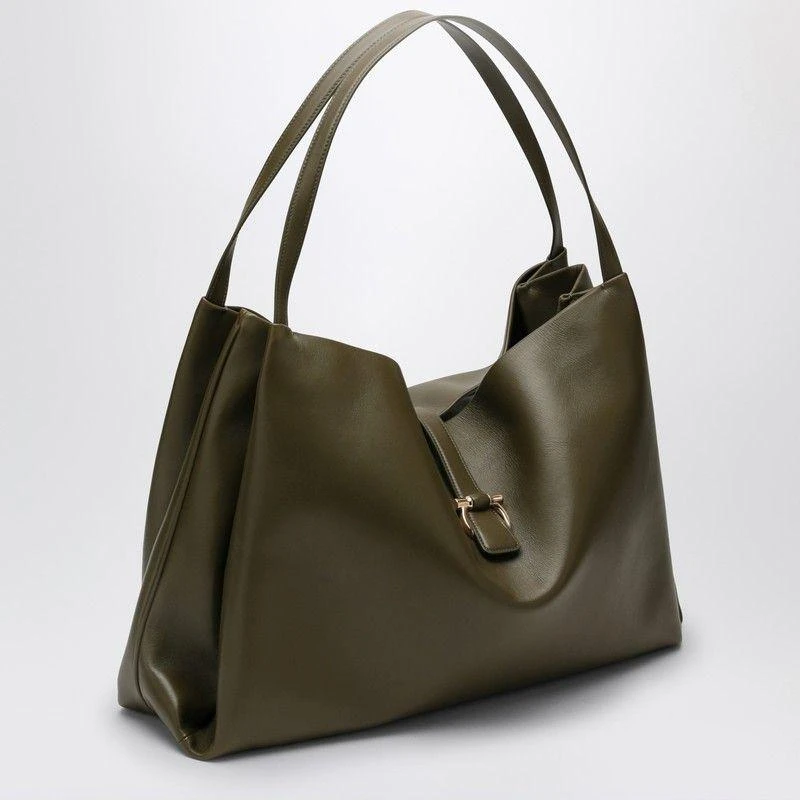 Salvatore Ferragamo Salvatore Ferragamo Xl Olive Tote Bag 2