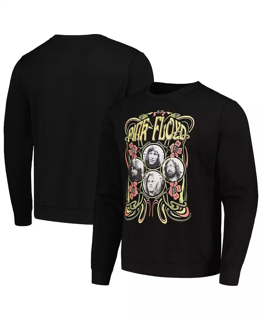 Ripple Junction Men's and Women's Black Pink Floyd Graphic Fleece Sweatshirt 1