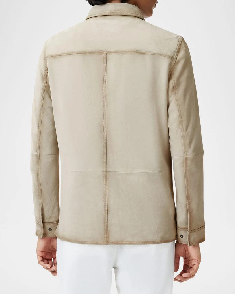 John Varvatos Men's Izzy Suede Shirt Jacket 3