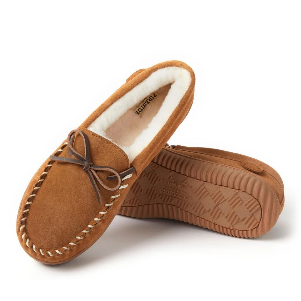 Dear Foams Fireside by  Men's Nelson Bay Water Resistant and Indoor/Outdoor Moccasin Slipper 2