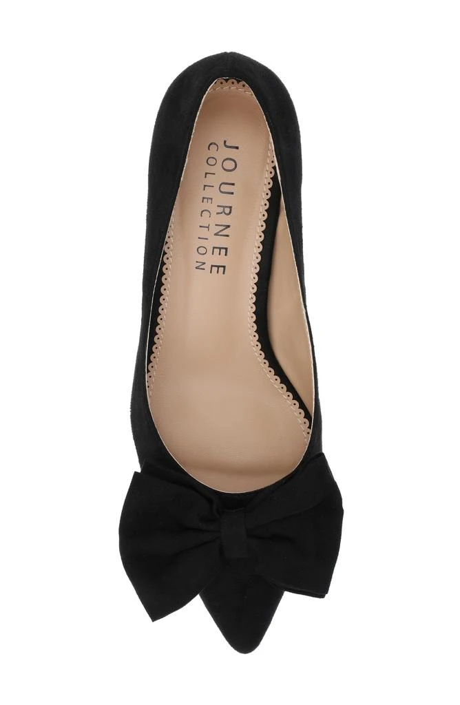 Journee Collection JOURNEE Orana Bow Kitten Heel Pump 5