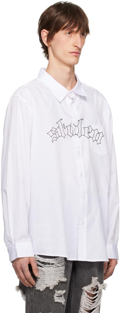 Stolen Girlfriends Club White Printed Shirt