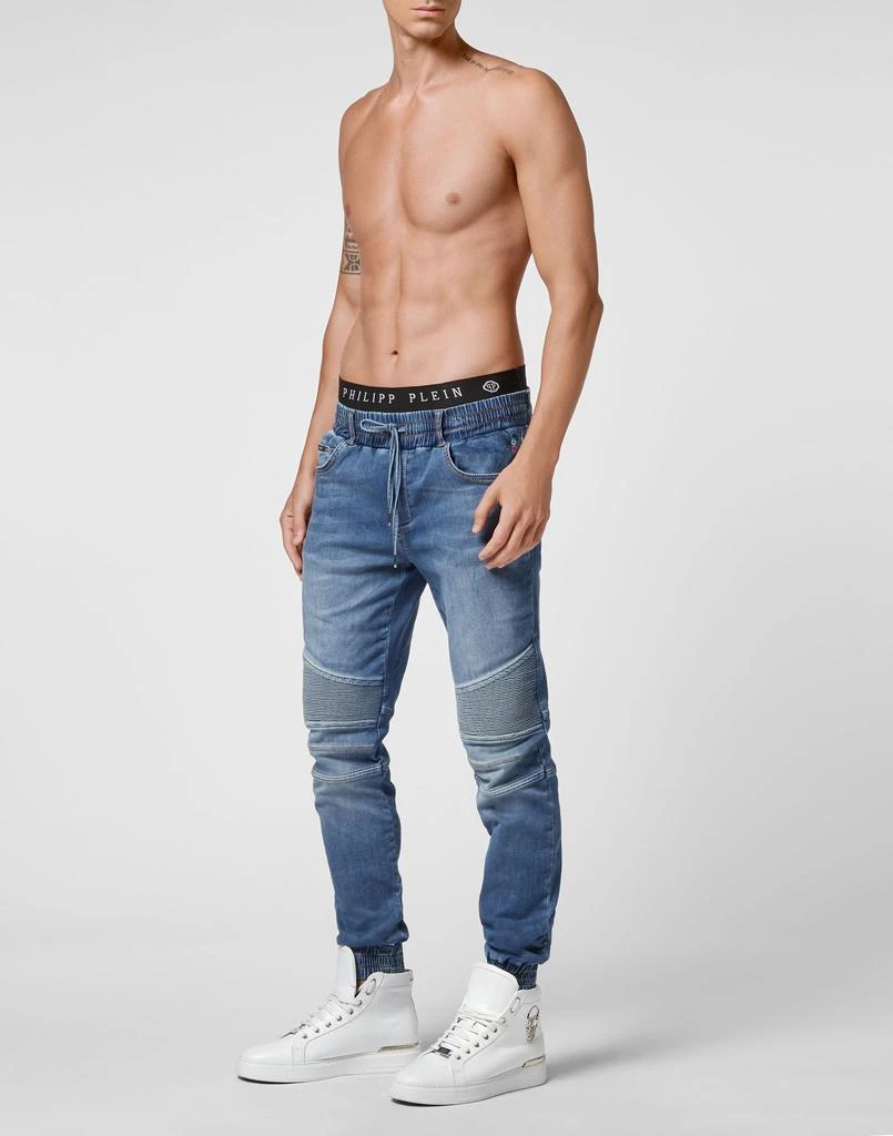 Philipp Plein Denim Jogging Trousers Basic 2