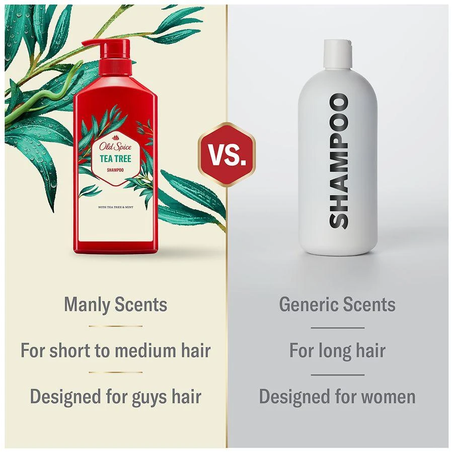 Old Spice Shampoo for Men, Cooling, Removes Built Up Dirt and Oil Mint 3