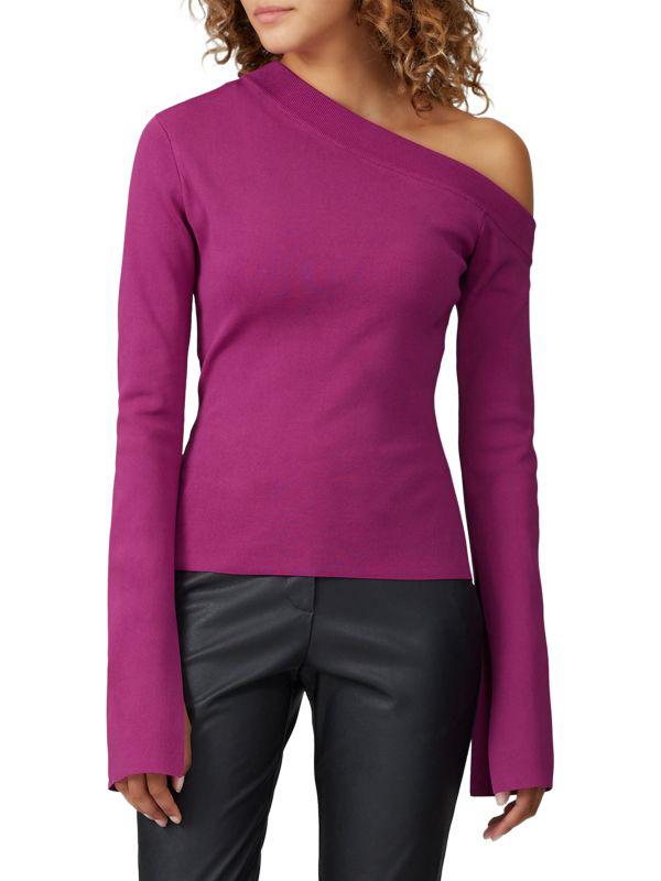 Solace London Asymmetric Neckline Top