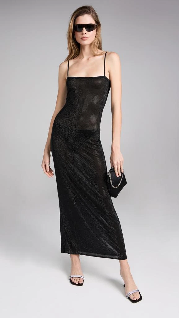Alexander Wang Cami Slip Dress with Clear Bead Hotfix 1
