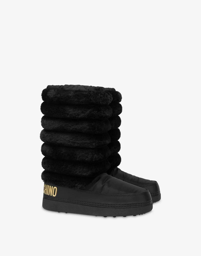 Love Moschino Nylon And Soft Fabric Snow Boots 1