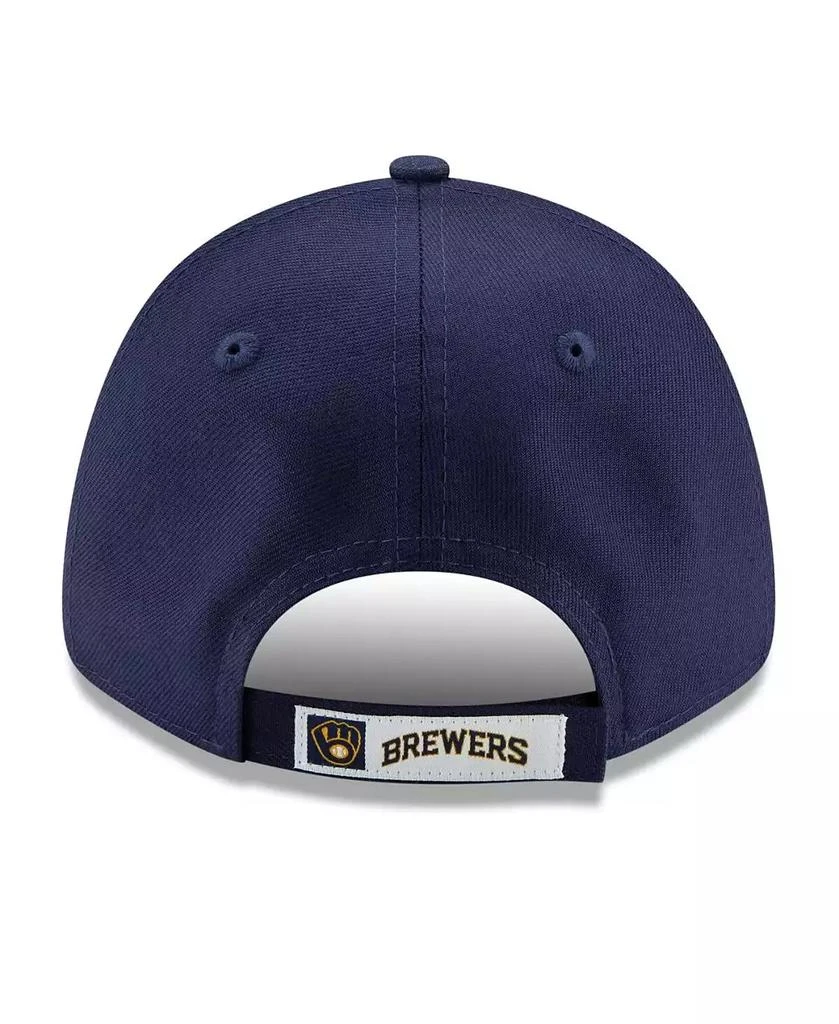 New Era Men's Navy Milwaukee Brewers 2024 MLB Postseason Side Patch 9FORTY Adjustable Hat 2