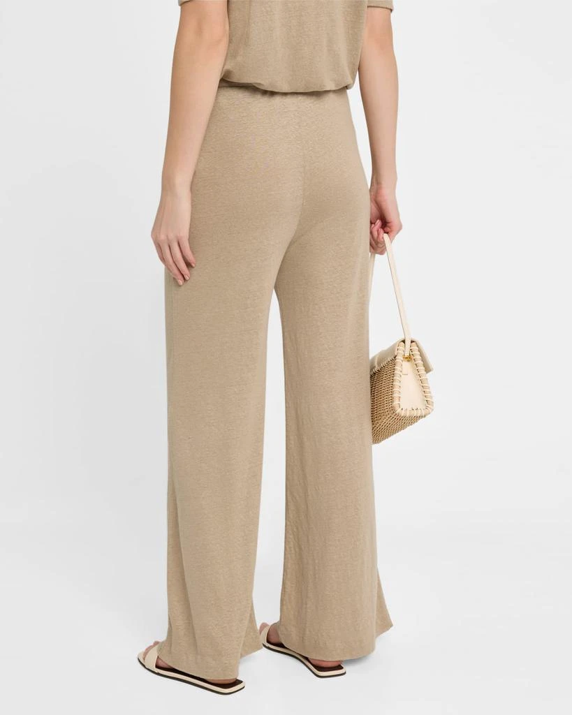 Majestic Filatures Wide-Leg Stretch Linen Lounge Pants 3