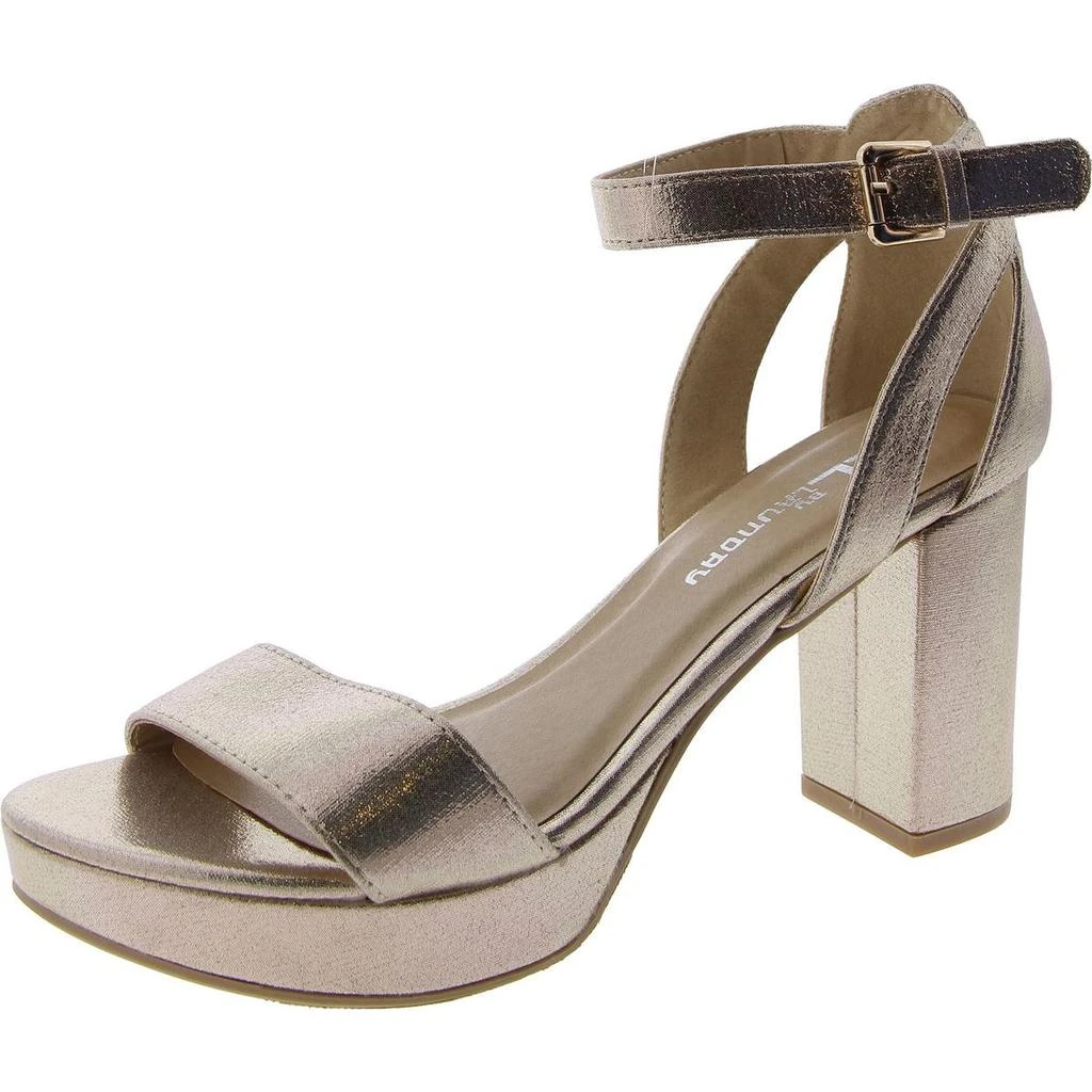 CL By Laundry Go On Womens Ankle Strap Heels Block Heel 8