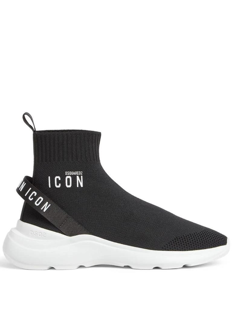 DSQUARED2 DSQUARED2 FLY SOCK-STYLE SNEAKERS 1