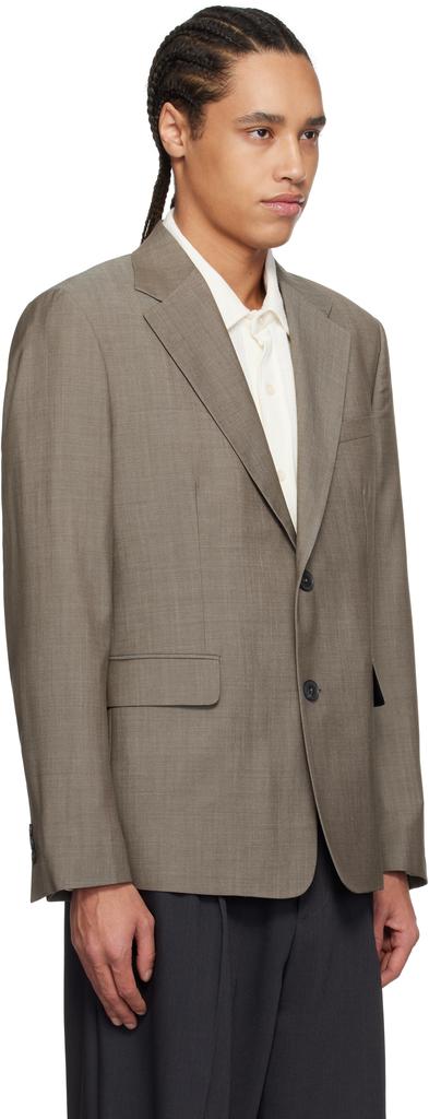 mfpen Taupe Single Breasted Blazer