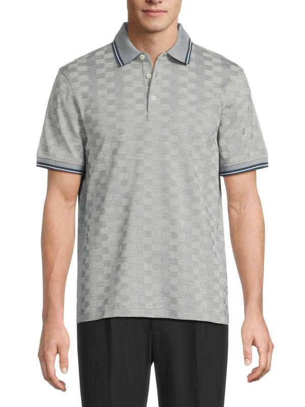 BUGATCHI 3-Button Cotton Polo 1