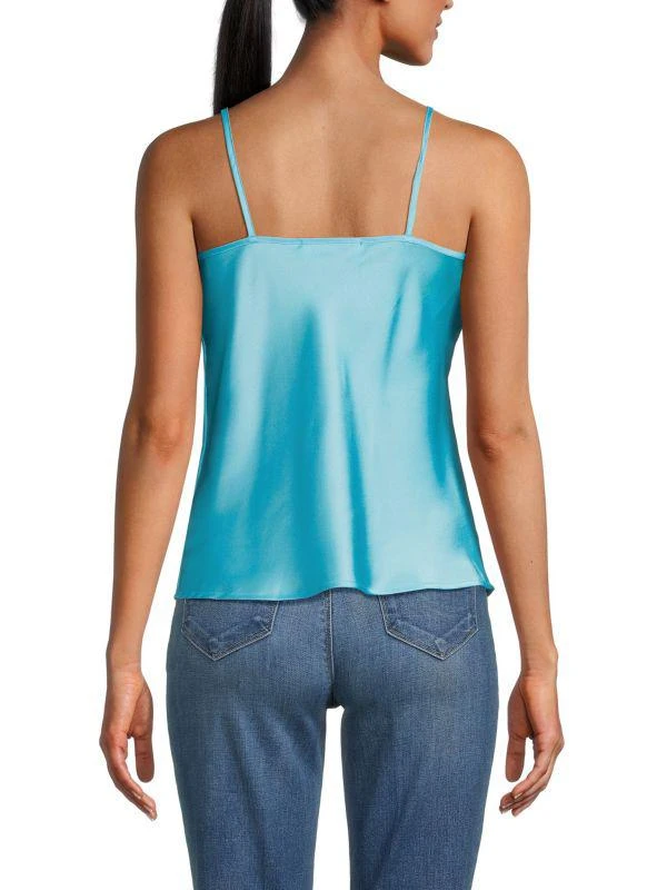 Renee C. V-Neck Satin Camisole Top 2
