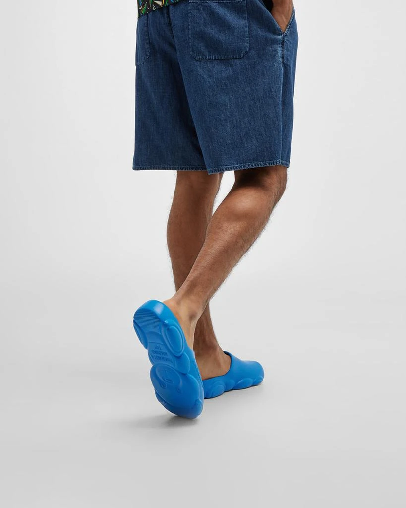 Moschino Men's Bubble Teddy Rubber Slides 2