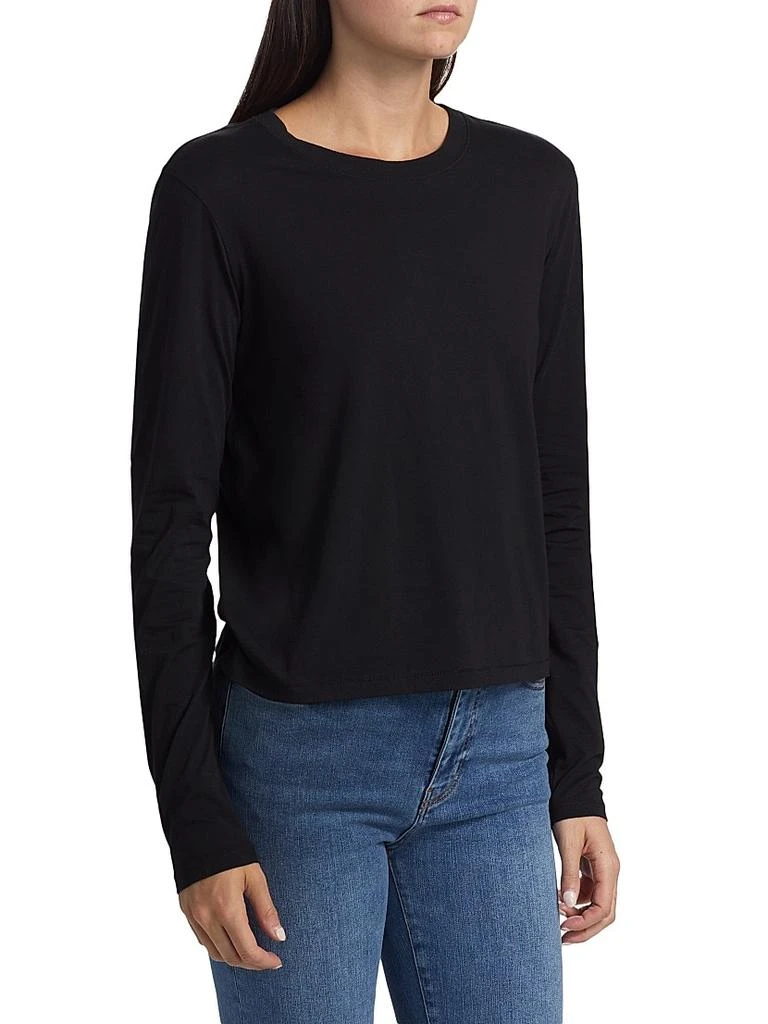 FRAME Cotton-Jersey Long-Sleeve Top 4