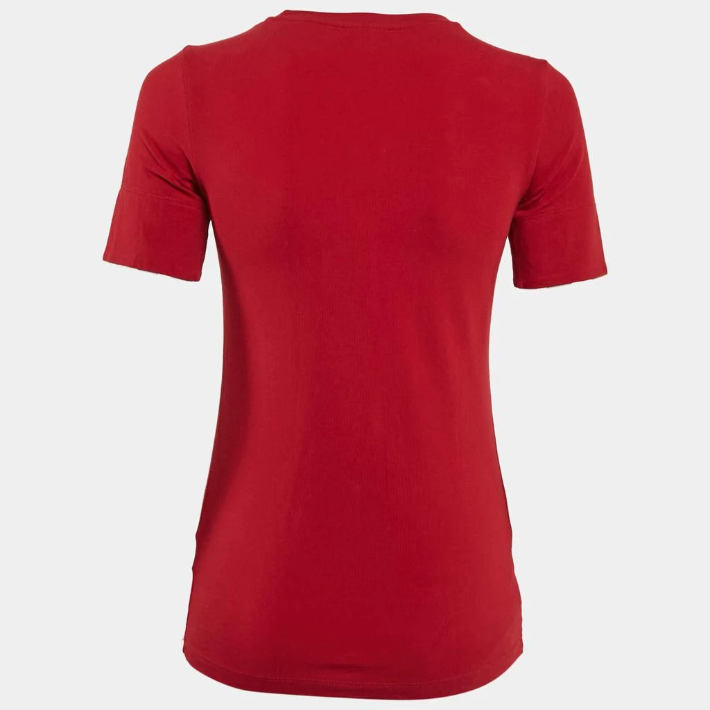 Burberry Burberry Brit Red Jersey Crewneck T-Shirt XS 2