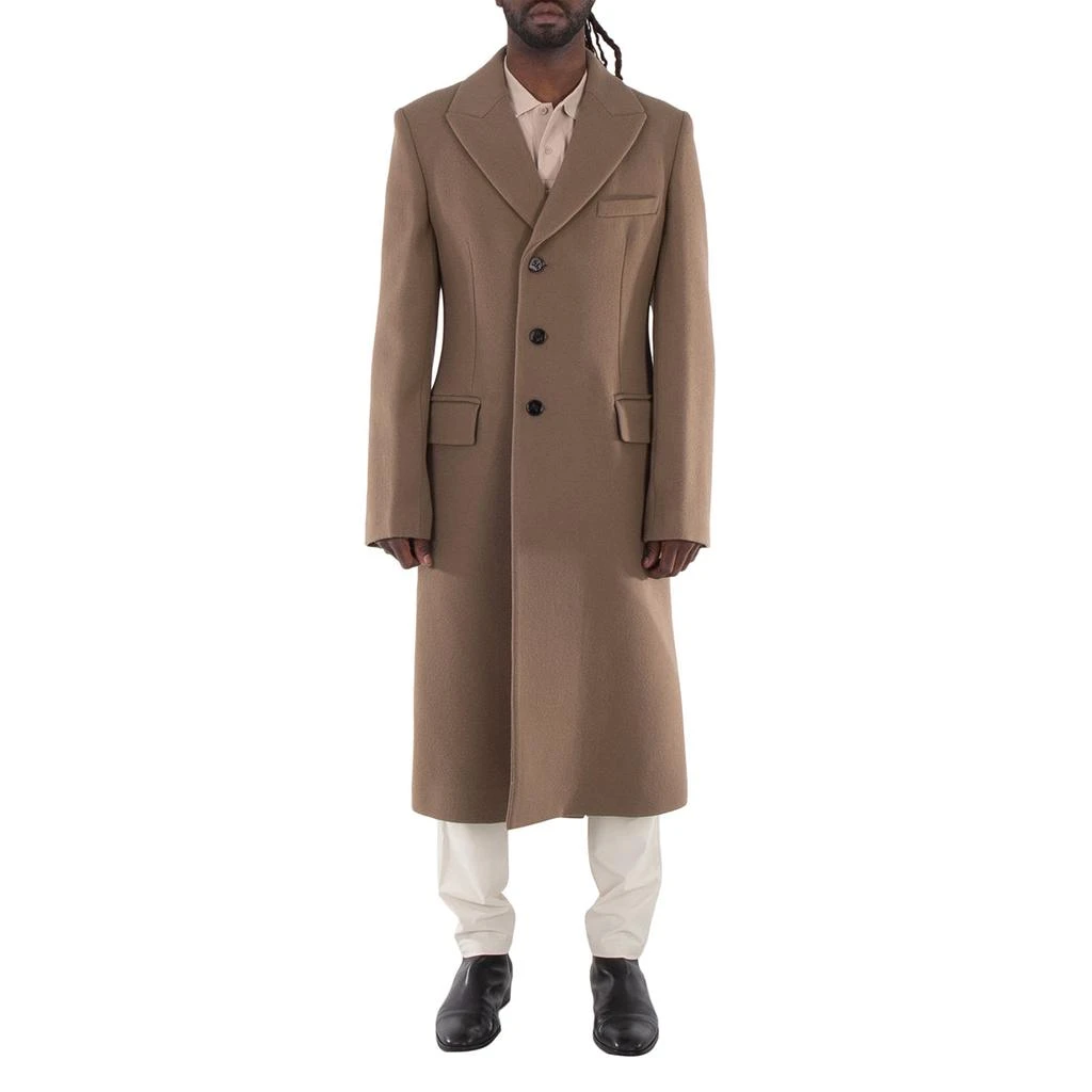 Burberry Single Breasted Wool Coat 1