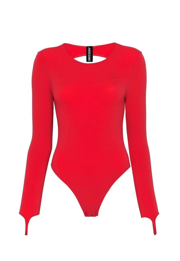 ANDREA ADAMO Andrea Adamo Open-Back Bodysuit from Cettire