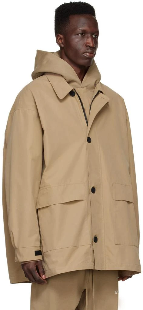 Fear of God ESSENTIALS Tan Cotton Jacket 2