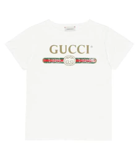 Gucci Logo cotton T-shirt 1
