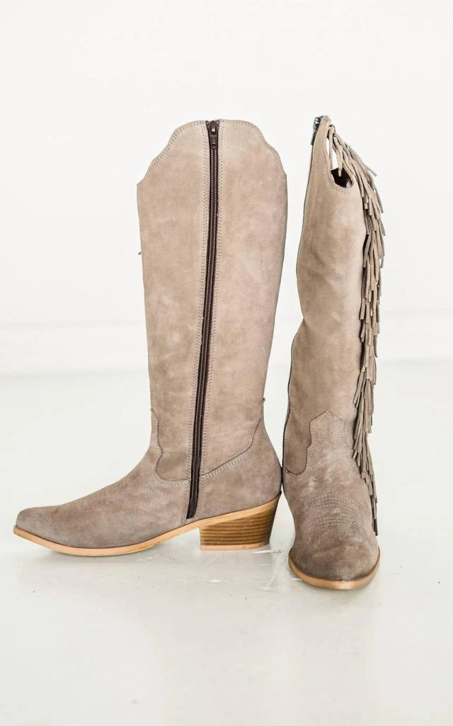 Naughty Monkey Naughty Monkey - Women's Rodeo Doll Fringe Boots 5