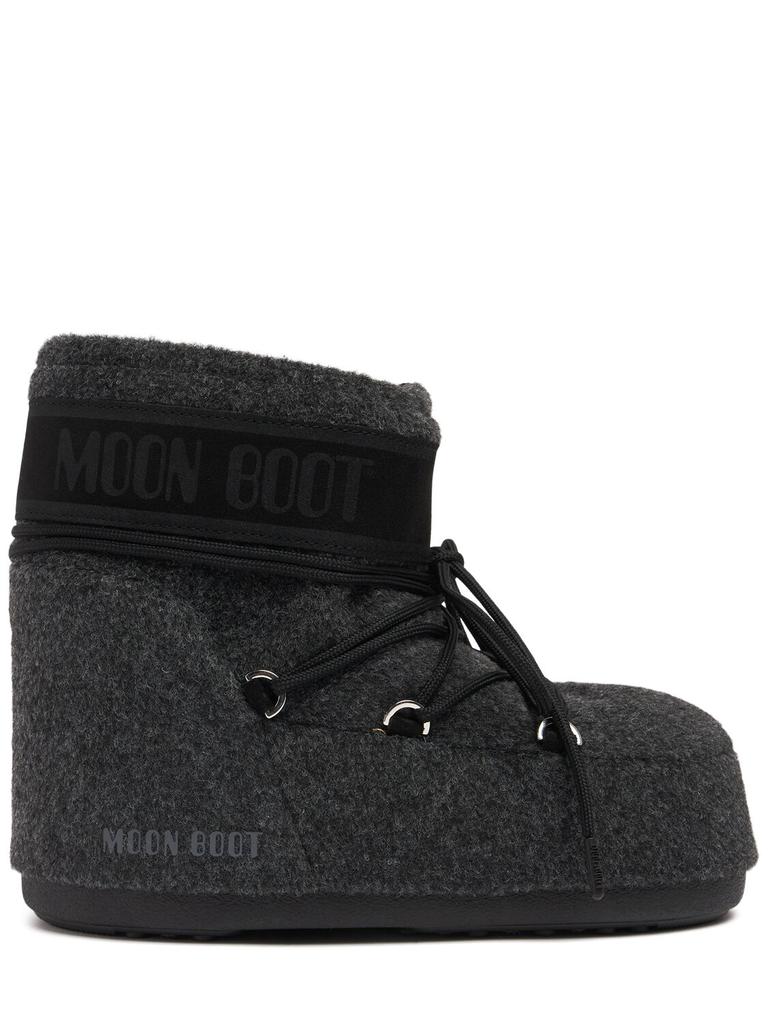 MOON BOOTムーンブーツIcon Logo Quilted Mules Sandalsサンダル Moon Boot Moon Boot Logo Printed Round Toe Mules - Boots