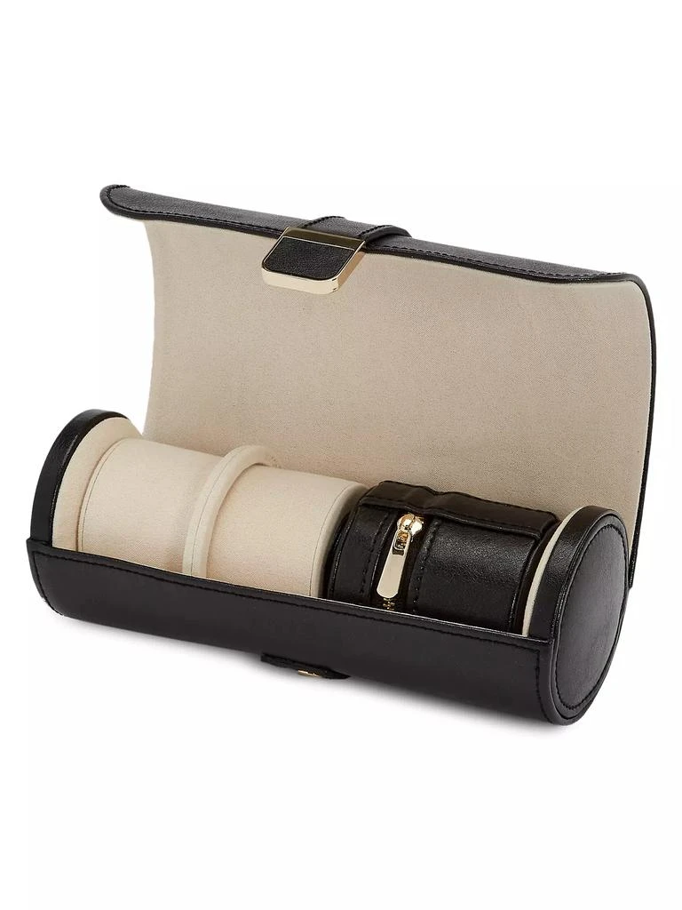 Wolf Palermo Double Watch Roll & Jewelry Pouch 4