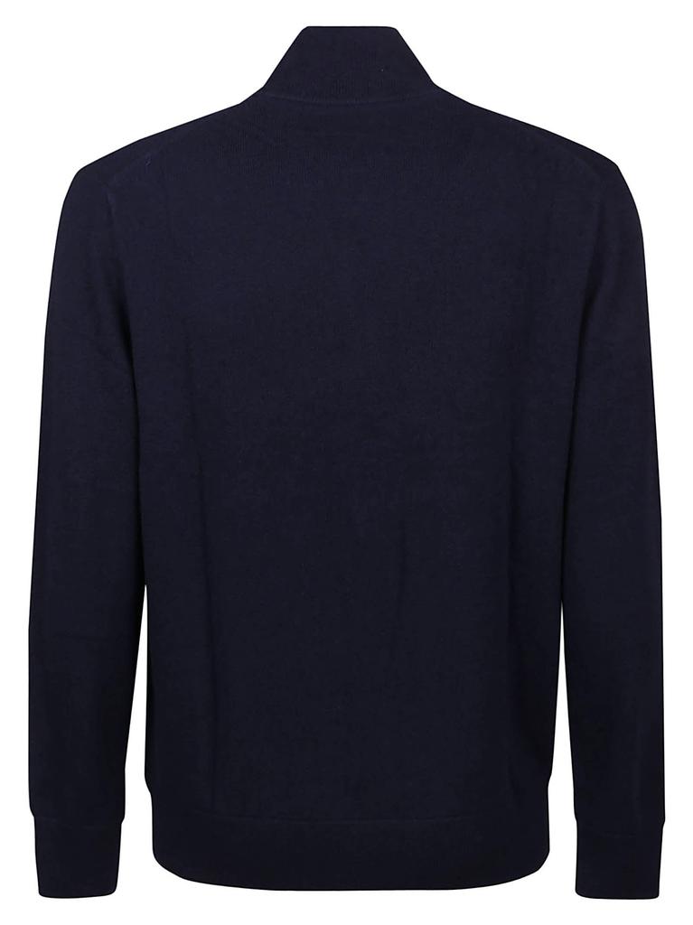 トップス Ralph lauren knit zip blouson navy S Ralph Lauren 30/1 Double Knit Half Zip Sweatshirt | Deporvillage