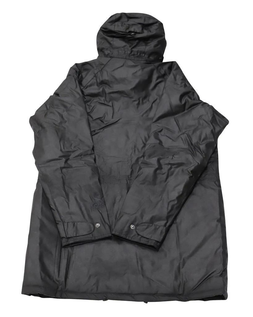 Barbour Fenton Wax Jacket in Black Cotton 2