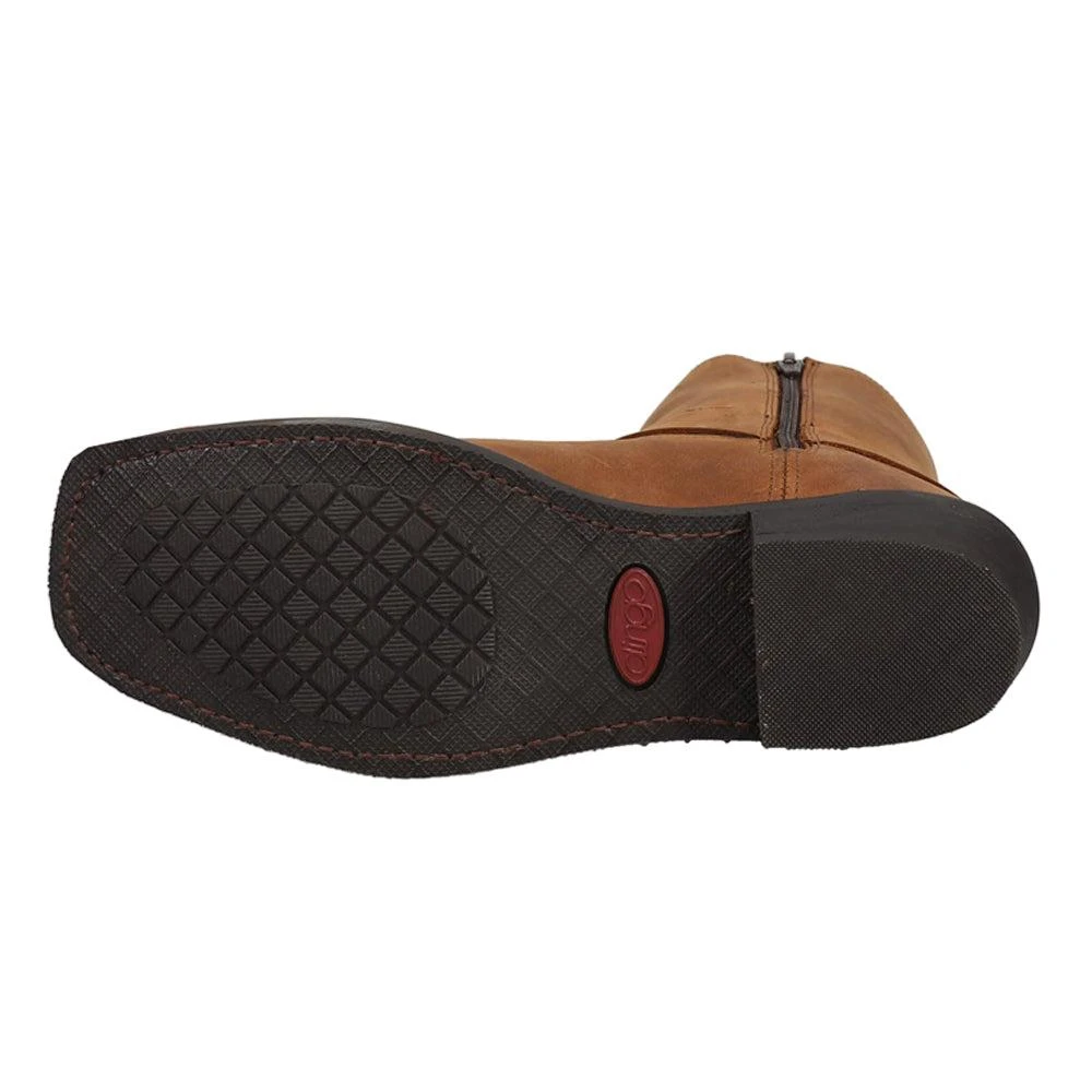 Dingo Rev Up Zippered Square Toe Motorcycle Boots 5