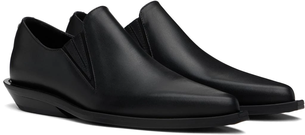 ANN DEMEULEMEESTER Black Makea Pointy Cowboy Loafers 4