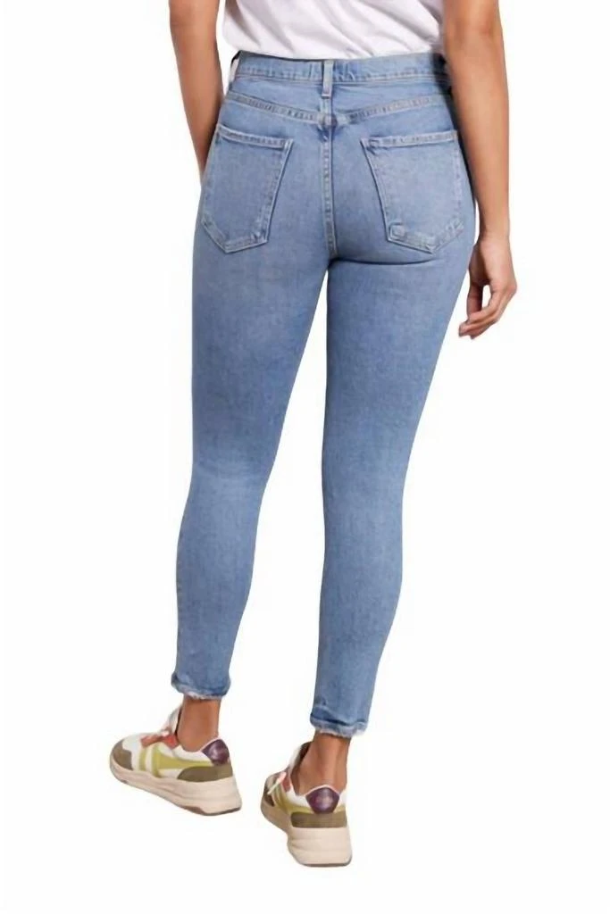 AGOLDE Nico High Rise Slim Jeans In Blame 2