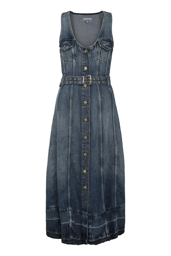 Denim Dress  On Sale Now with Up to 15% Off | Discover Exclusive Deals &  Savings at BeyondStyle  Authentic Ganni dresses|female|women|clothing with  Limited-Time Discounts, Free Shipping, and Price Comparisons to