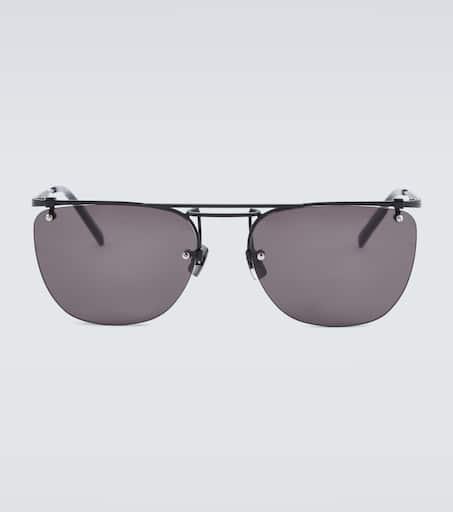 【送料&関税込】Saint Laurent Sl 422 Aviator Sunglasses Saint Laurent SL 422 Sunglasses | FramesDirect.com