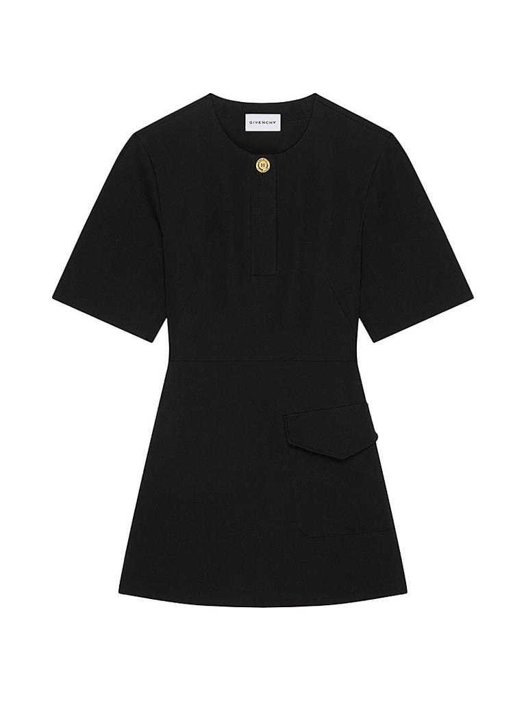 Givenchy Dress in Shiny Monogram Tulle - Dresses & Skirts