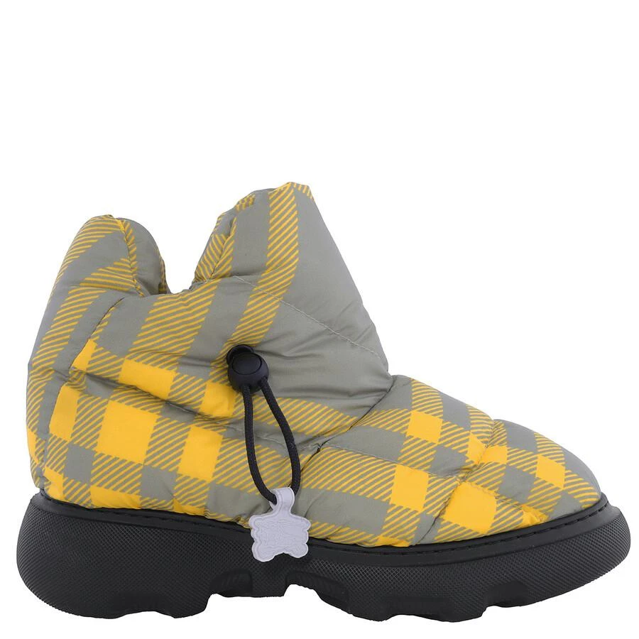 Burberry Check Drawstring Pillow Padded Snow Boots 1