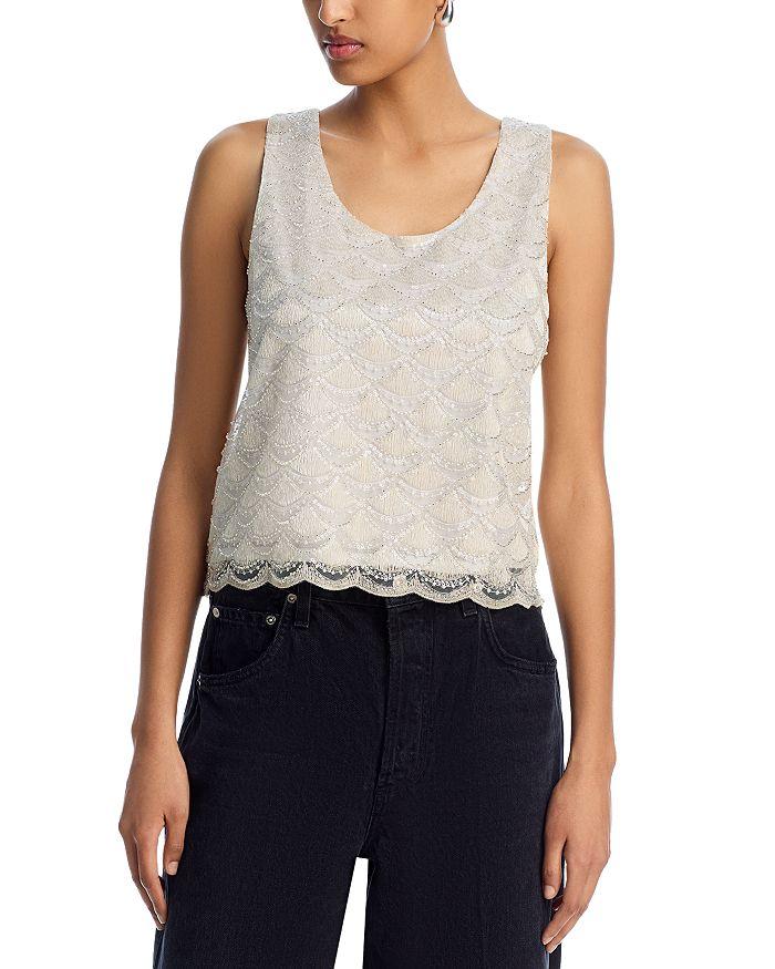AQUA Beaded Tank - Exclusive