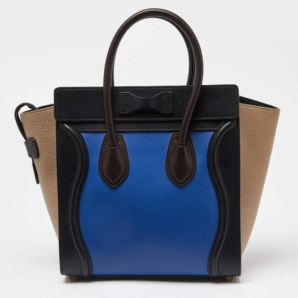 Celine Celine Multicolor Leather Micro Luggage Tote 4