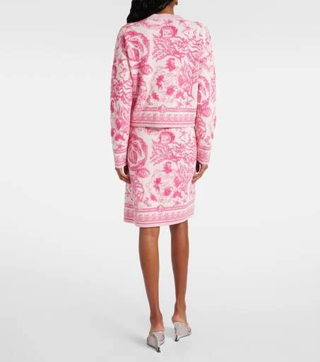 Versace Underwater Barocco jacquard cardigan 3