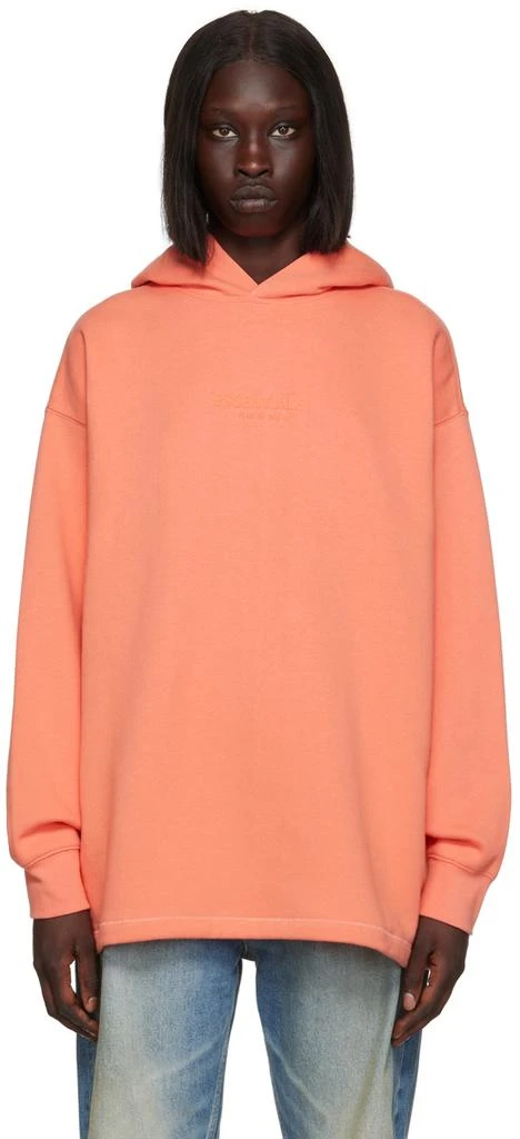 Fear of God ESSENTIALS Pink Relaxed Hoodie 1