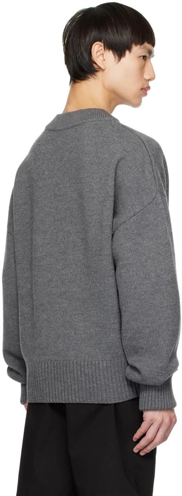 AMI Gray Ami de Cœur Cardigan 3