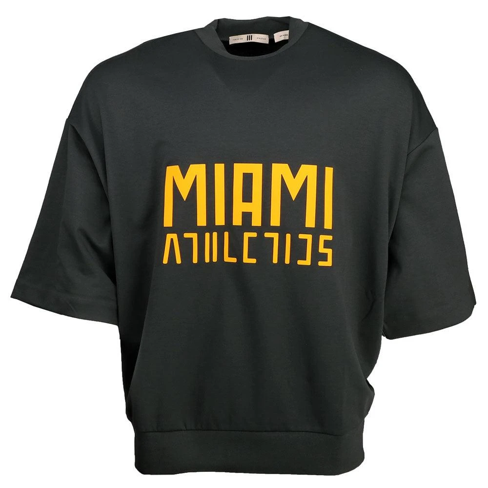 Adidas Fear of God Athletics NCAA Miami Hurricanes Crew Neck Short Sleeve T-Shirt 1