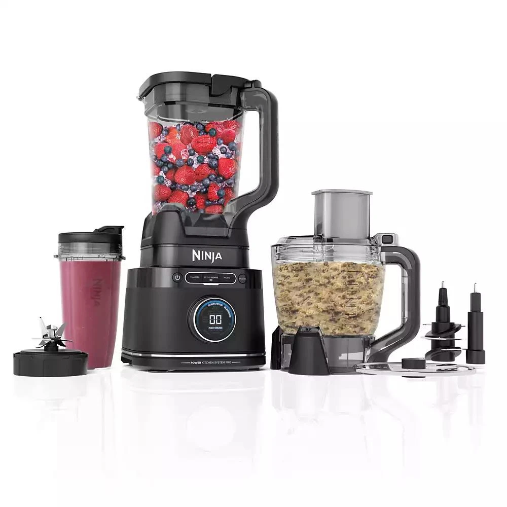 Ninja Detect Kitchen System Power Blender Processor Pro with BlendSense, TB401 1