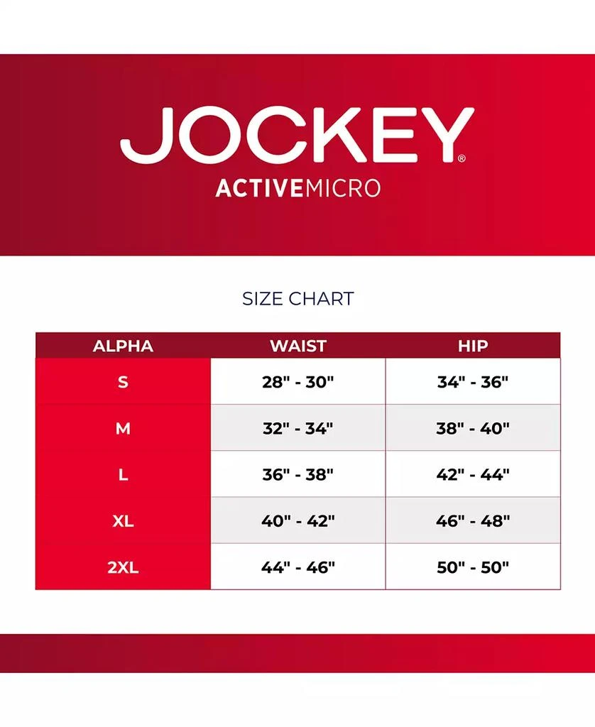 Jockey 3-Pack Active Microfiber 5" Boxer Briefs 5