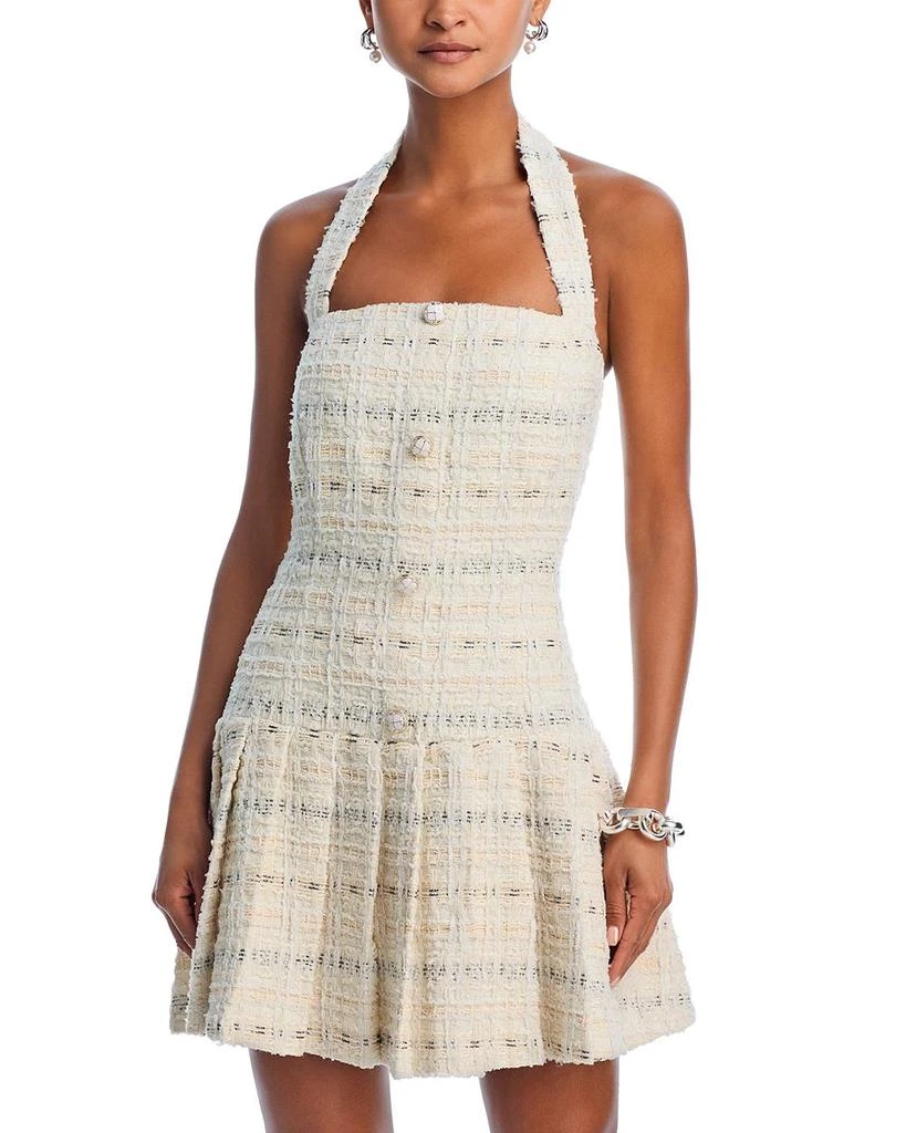 AQUA Tweed Mini Dress - Exclusive 1
