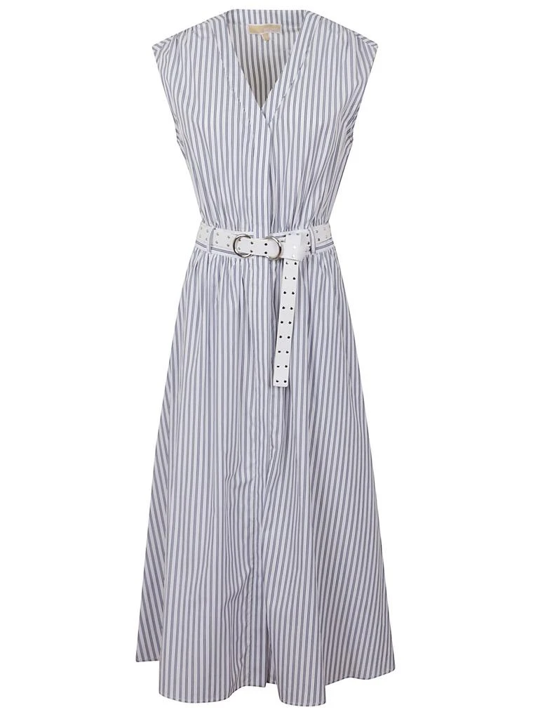 michael kors belted midi dress Michael Kors Dress Black